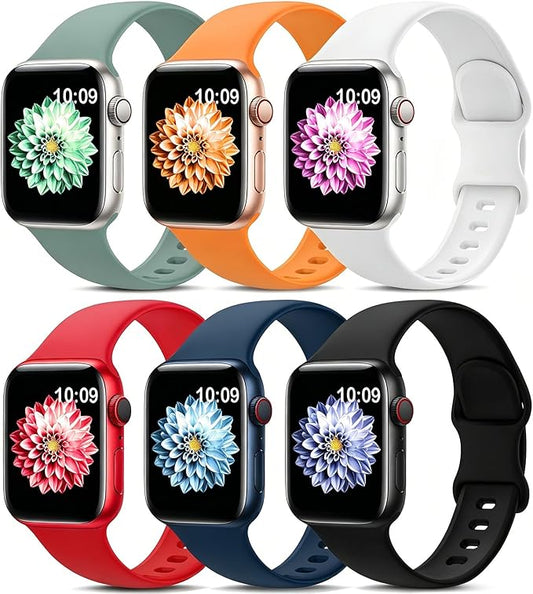 6 Pack Sport Bands Compatible by AMSKY