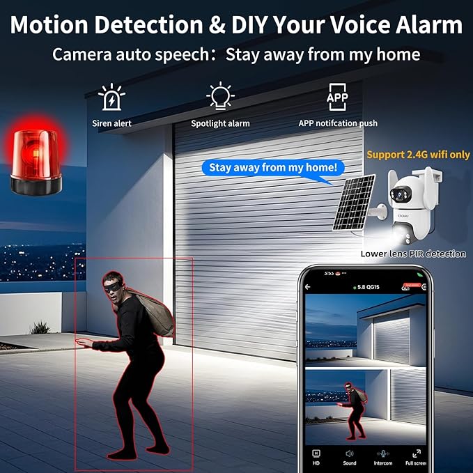Dual Lens Security Cameras Wireless Outdoor - Image 4