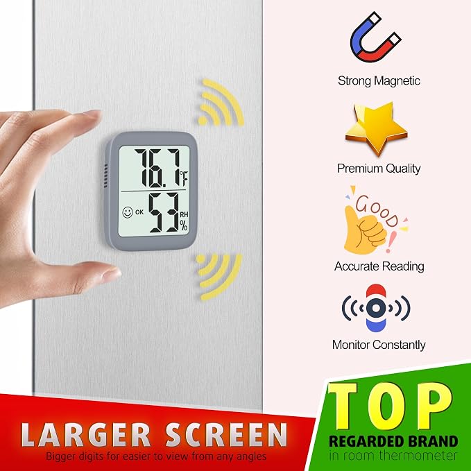 Antonki 2 Pack Room Thermometer - Image 3
