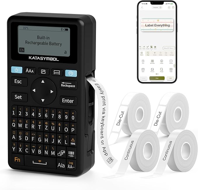 SUPVAN E11 Bluetooth Label Maker Machine by SUPVAN