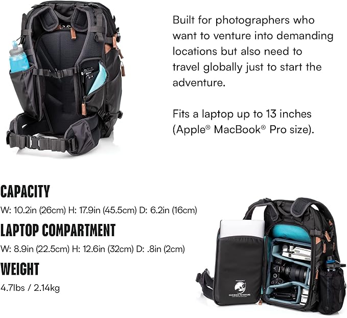 Shimoda Explore v2 25 Starter Kit, Compact Outdoor Photography Travel Backpack - Image 3