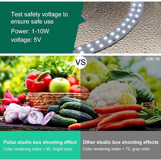 Lightbox, PULUZ 11.8"/30cm Photo Studio Light Box, Portable Picture Box - Image 2