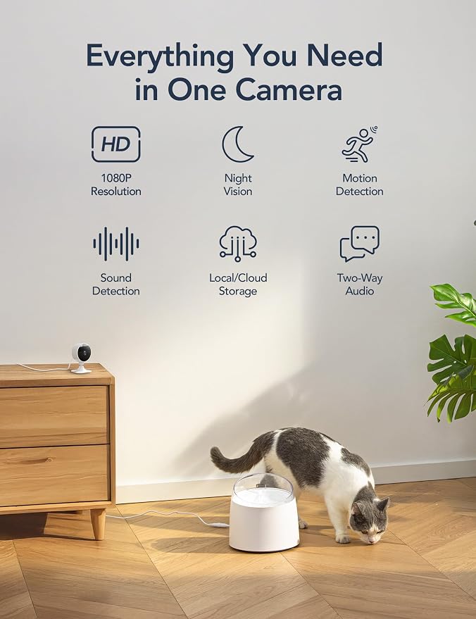 GNCC 2.4GHz Indoor Security Camera, 1080P Home Camera - Image 2