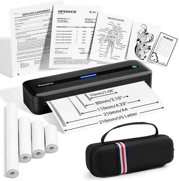 Phomemo Portable Printers Wireless by Phomemo