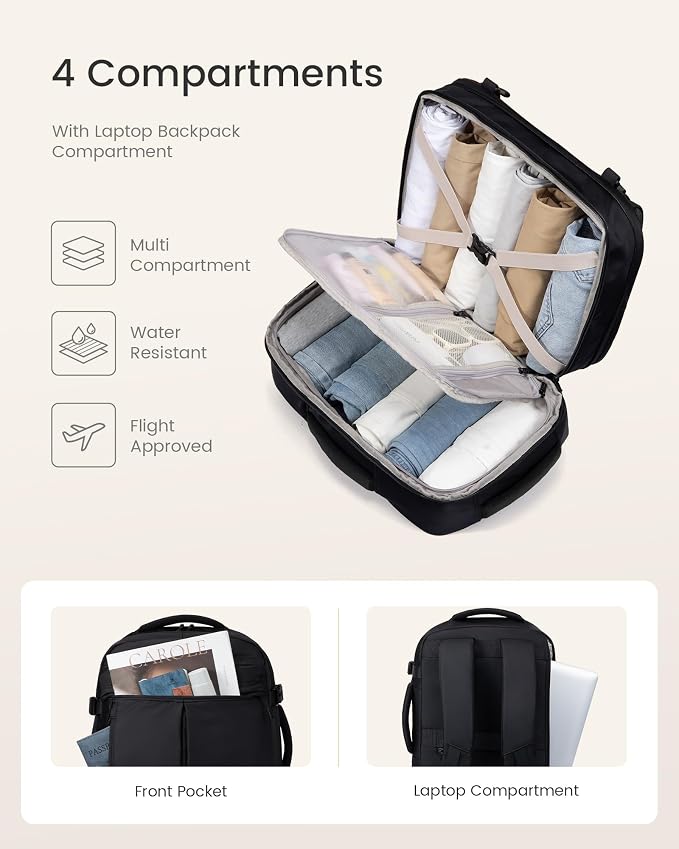 LOVEVOOK Camera Bag Backpack for Photographers, Professional DSLR, SLR & - Image 4