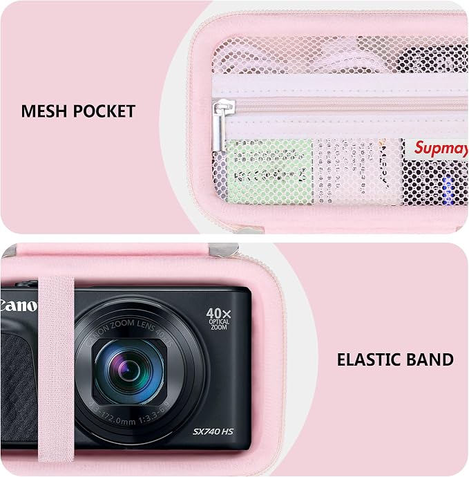 Hard Carrying Case for Canon PowerShot SX740 HS/ SX730 HS/ SX720 HS/ SX620 HS/ - Image 5