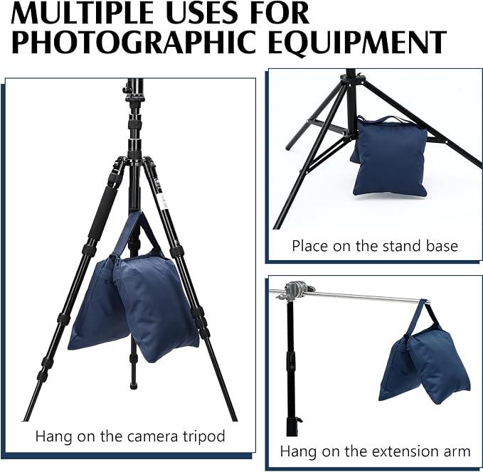Nuogo Photography Sand Bags Heavy Duty Weight Bags - Image 2