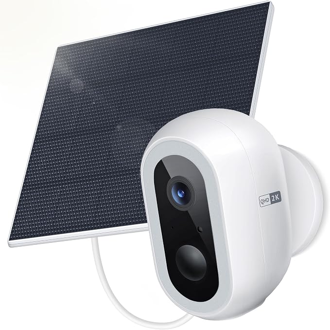 Laview 2K Solar Security Cameras Wireless Outdoor, Rechargeable Battery Wifi by LaView