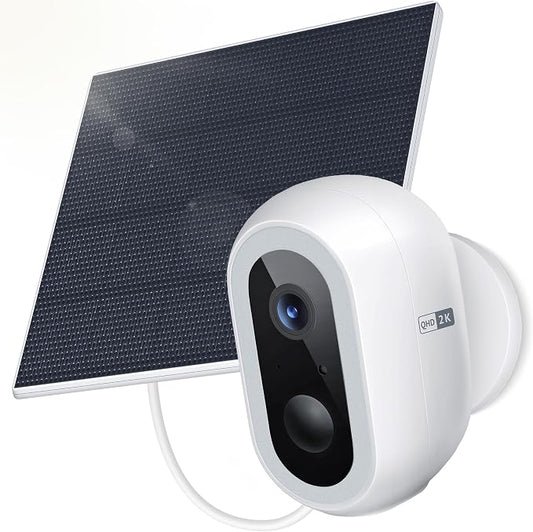 Laview 2K Solar Security Cameras Wireless Outdoor, Rechargeable Battery Wifi by LaView