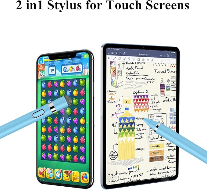 CMARS Active Stylus Pen for Touchscreen, Rechargeable Universal Pencil for iPad - Image 5