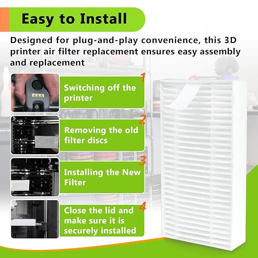 4PCS 3D Printer Air Filter Cartridge - Image 6