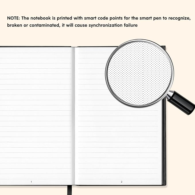 Yuan Digital Sync Pen with Notebook, Smart Writing Set Real time Sync Digitizing - Image 7