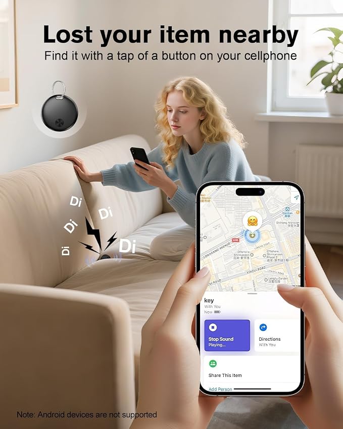 Smart Tracker Tag Item Finder 4Pack, Compatible - Image 4