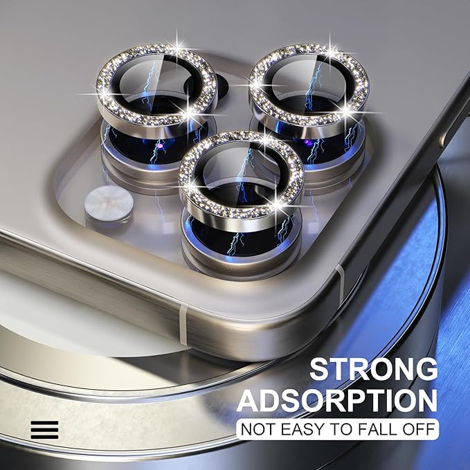 Choiche Compatible for iPhone 15 Pro/iPhone 15 Pro Max Camera Lens Protector - Image 6