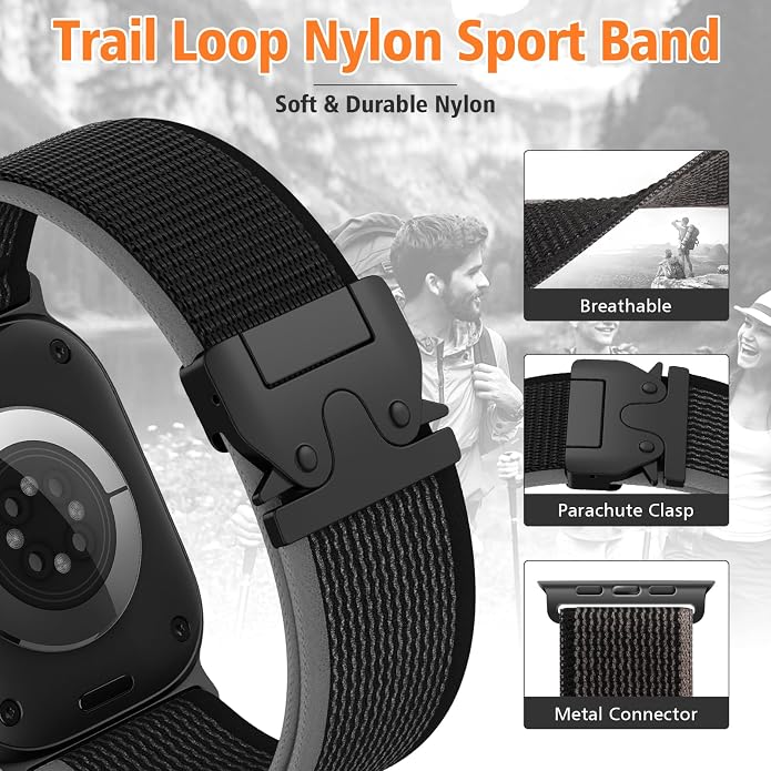 Elastic Sport Band for Apple Watch Ultra 3/2/1 Bands 49mm 46mm 45mm 44mm 42mm - Image 2