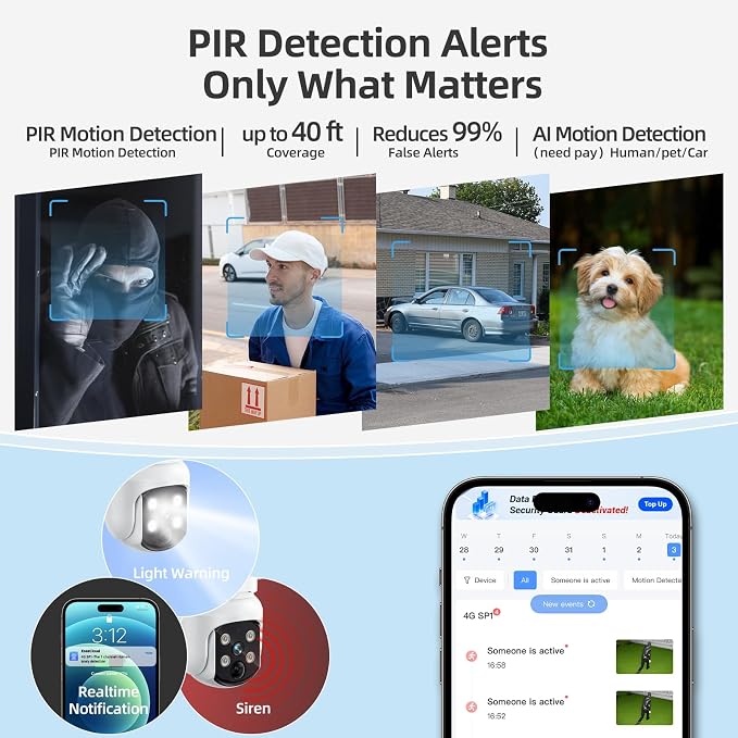 Solar Security Cameras Wireless Outdoor, 4MP Solar Powered Home Security - Image 6