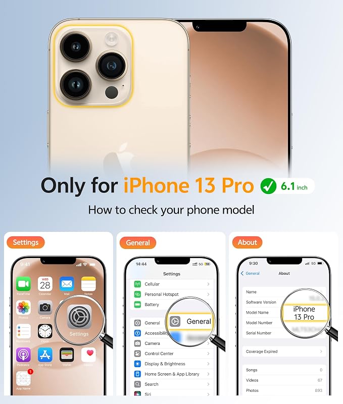 FNTCASE for iPhone 13 Pro Case: Translucent Matte Cases - Image 2