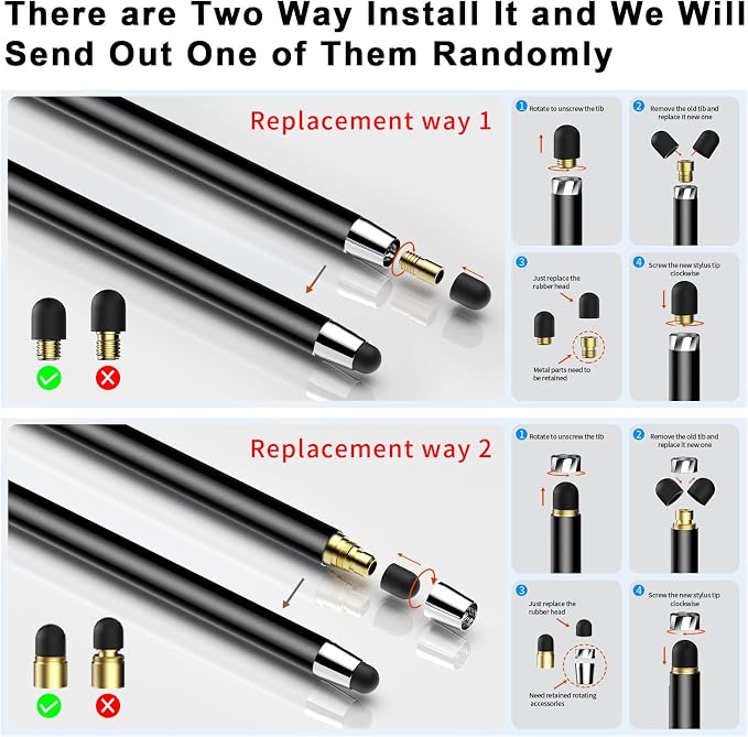 Stylus Pen for Touchscreen, 2-in-1 Stylus | High Sensitivity Precision Suitable - Image 5