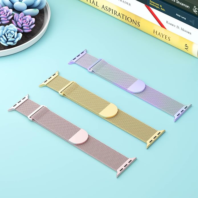 3 Pack Mesh Metal Band Compatible - Image 2