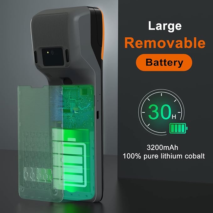 symcode New POS PDA Thermal Receipt Printer 5.99" High Resolution and Clear - Image 8
