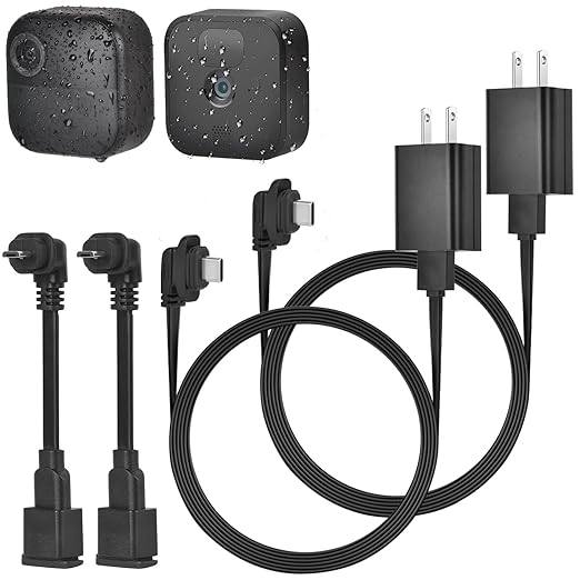 delilyn 2Pack 10ft/3m Power Cable and Adapter by delilyn