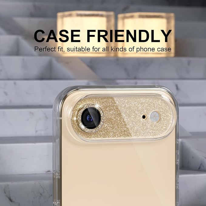 Choiche Compatible for iPhone 17 Air Camera Lens Protector, Bling Camera Cover - Image 4