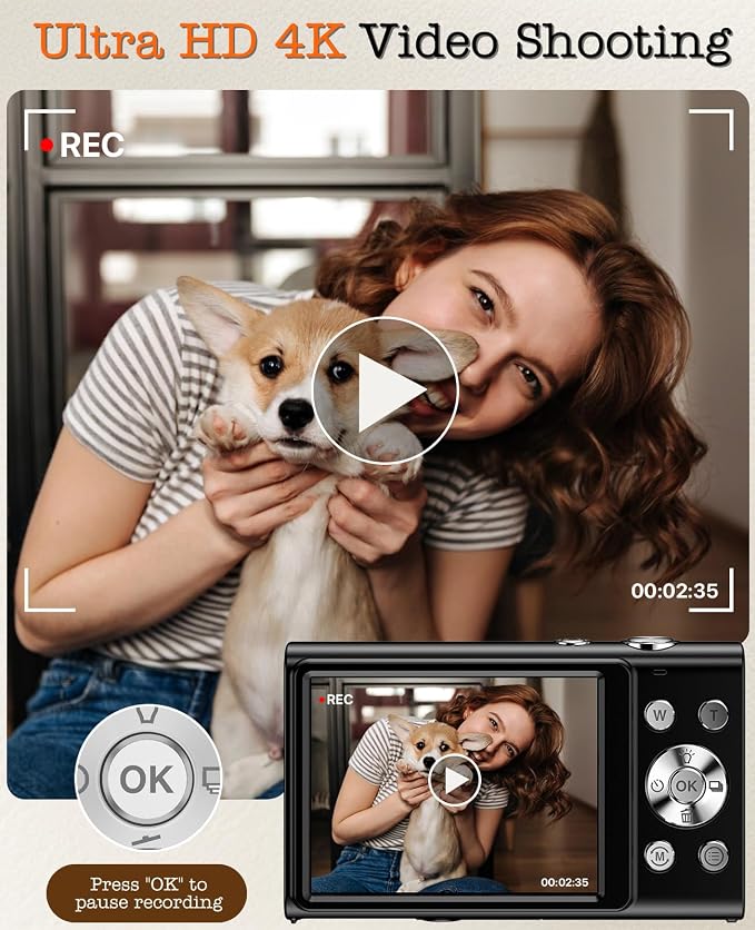 Digital Camera, 4K Vlogging Camera - Image 3