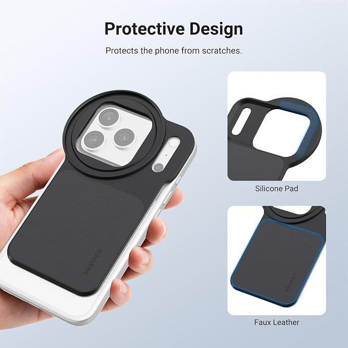 NEEWER 6.9" Magnetic Phone Lens Filter Mount Adapter Backplate Accessories - Image 7