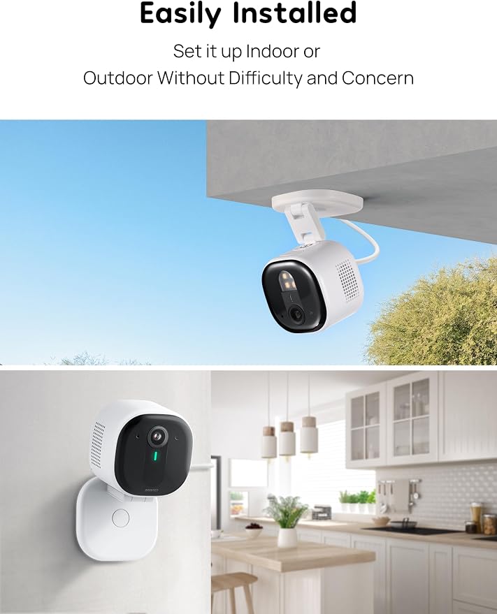 winees Security Cameras Outdoor, Wired 2K Wi-Fi Cameras - Image 7