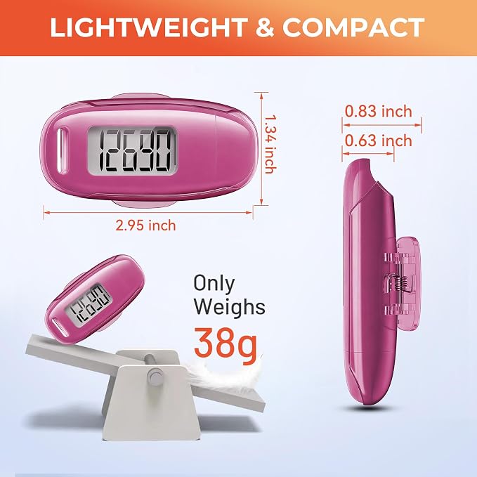 3D Pedometer for Walking, Simple Walking Step Counter - Image 6