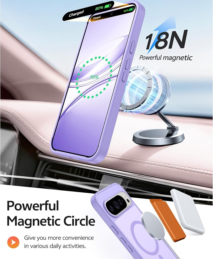FNTCASE for Google Pixel 10 Pro Case: for Pixel 10 Case Translucent Matte Cases - Image 3