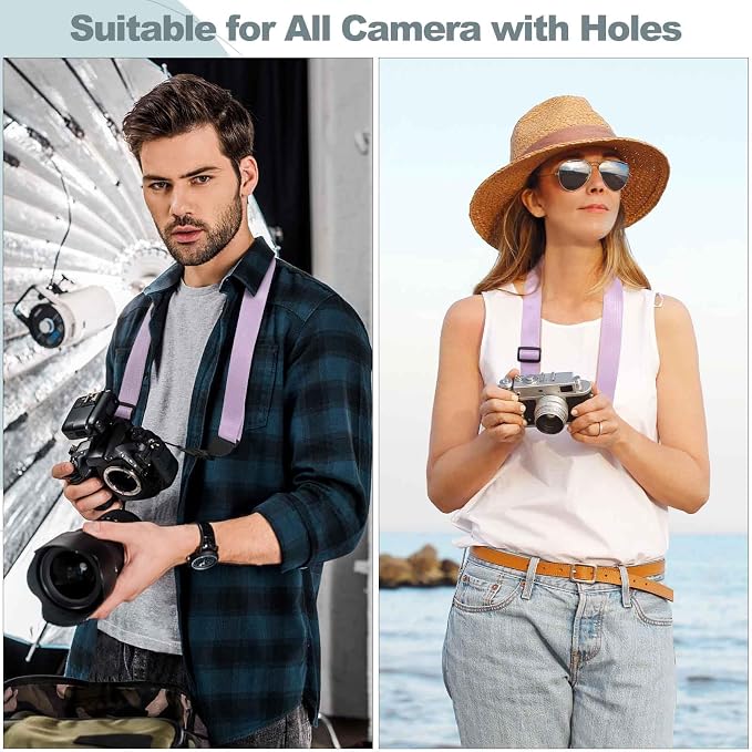 Adjustable Shoulder Strap, Comfortable Camera Strap, Neck Lanyard - Image 3
