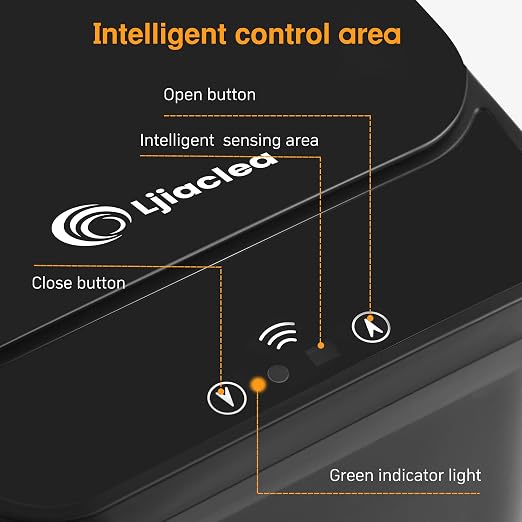 4 Gallon Bathroom Smart Touchless Trash Can - Image 5