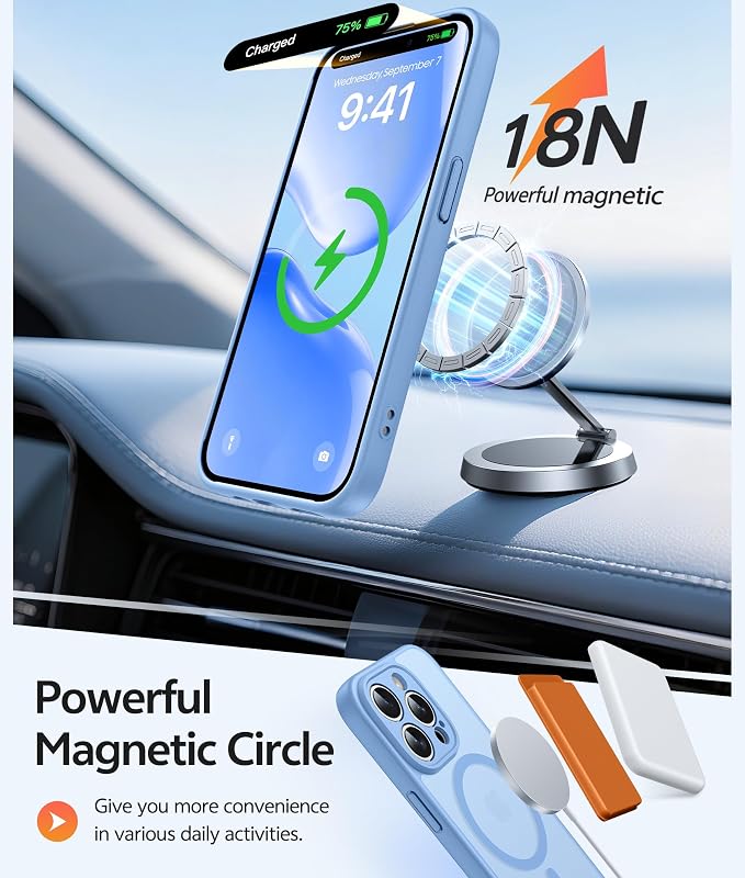 FNTCASE for iPhone 14 Pro Case: Translucent Matte Cases - Image 3