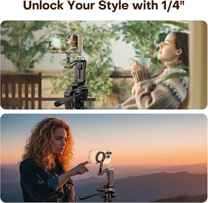 OMOTON TP02 360°Rotating for MagSafe Tripod, New Upgrade - Image 3