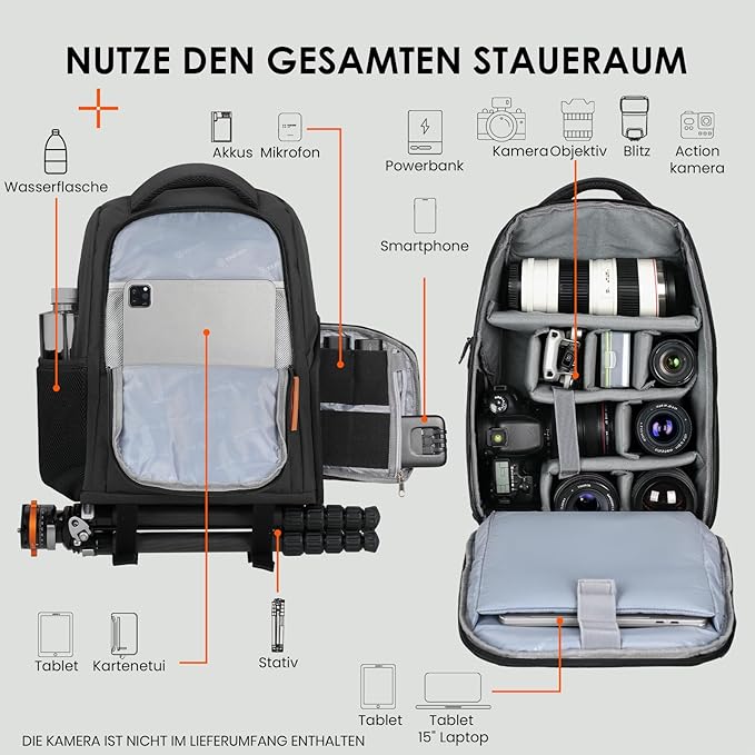 TARION Camera Backpack for Photographers - Image 2