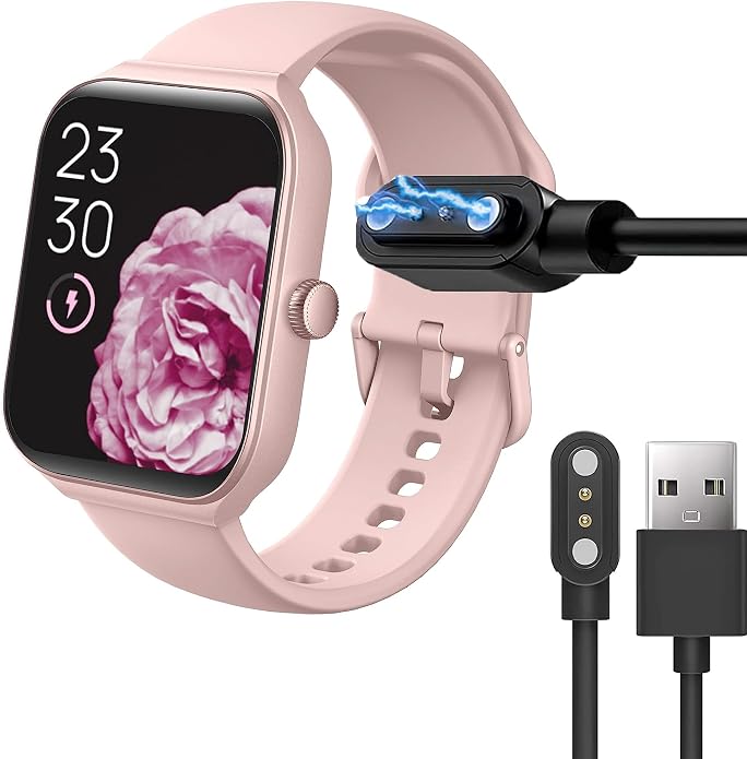Lamshaw Compatible with TOOBUR IDW16 Smart Watch Charger, Magnetic USB Cable - Image 2