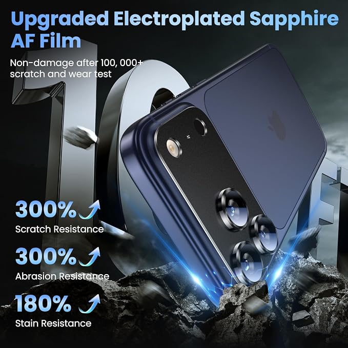 Uyiton Compatible with iPhone 17 Pro Camera Lens Protector - Image 7