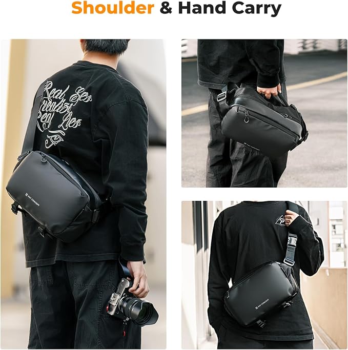 K&F CONCEPT Camera Sling Bag Crossbody Bag Waterproof Camera Shoulder Backpack - Image 2