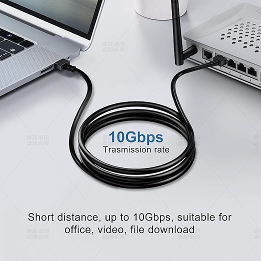 Ultra Slim Cat 6 Ethernet Cable 25 Feet, Flexible Rj45 Cat 6a LAN Cord - Image 2