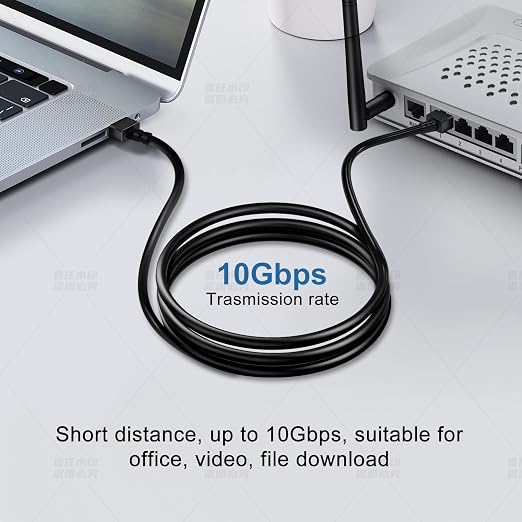 Ultra Thin Cat 6A Ethernet Cable 30 Feet 2Pack, Flexible & Slim Rj45 Cat6a LAN - Image 2