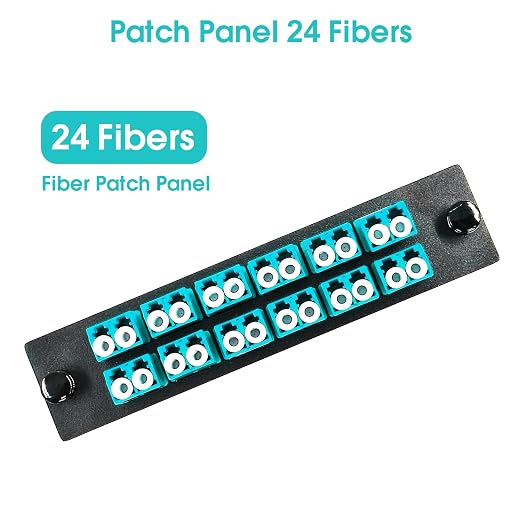 12 Duplex LC/OM3 Fiber Patch Panel - Image 3