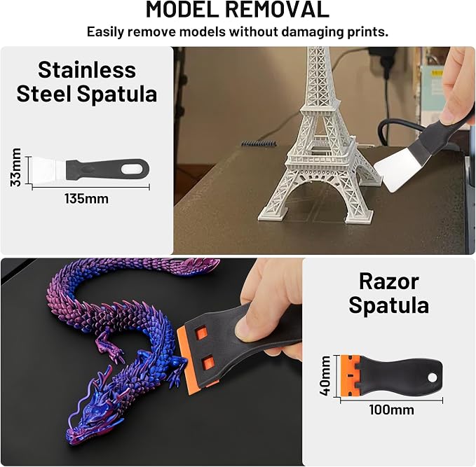 3D Printing Tool Set, Removal Scrapers, Suitable - Image 6