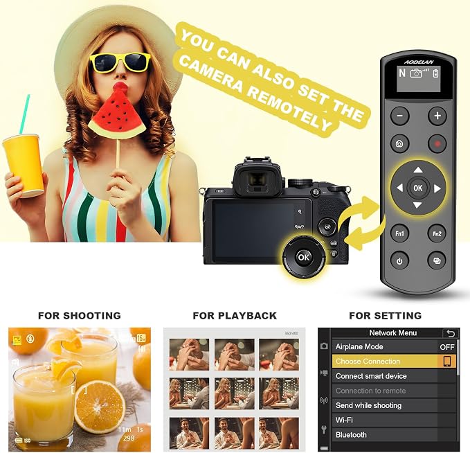 Remote Control for Nikon Camera, USB-C Rechargeable Wireless Shutter Release - Image 5