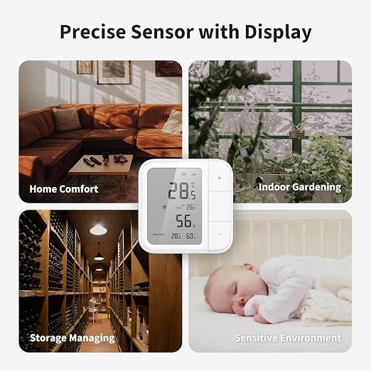 Aqara Thread/Zigbee Smart Climate Sensor W100, Temperature and Humidity - Image 4