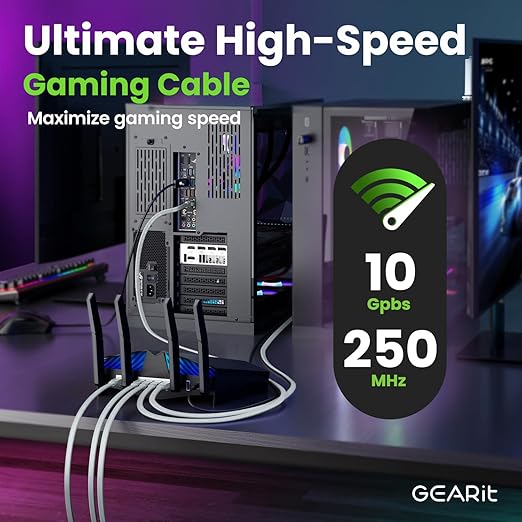 GEARit Cat 6 Outdoor Flat Ethernet Cable Direct Burial Rated LLDPE Jacket - Image 4