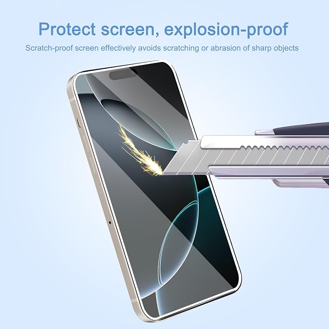 Ailun 3 Pack Screen Protector for iPhone 16 Pro Max - Image 5