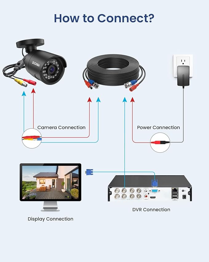 ZOSI 3K Lite Home Surveillance Security Camera System - Image 6