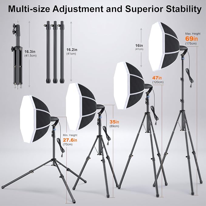 LINCO Lincostore Softbox Photography Lighting Kit - Image 6