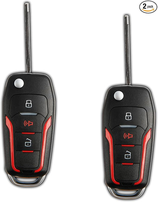 2X KeylessOption Key Fob for 1998 1999 2000 2001 2002 2003 2004 2005 2006 2007 by KeylessOption